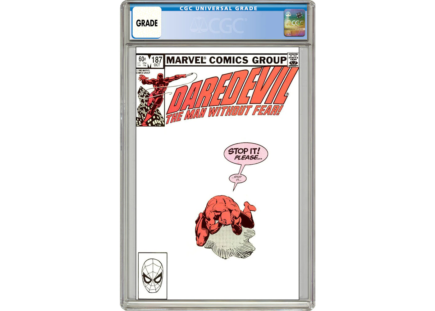 Marvel Daredevil (1964 1st Series) #187 Comic Book CGC Graded