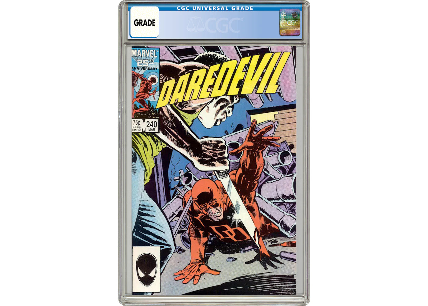 Marvel Daredevil (1964 1st Series) #240 Comic Book CGC Graded