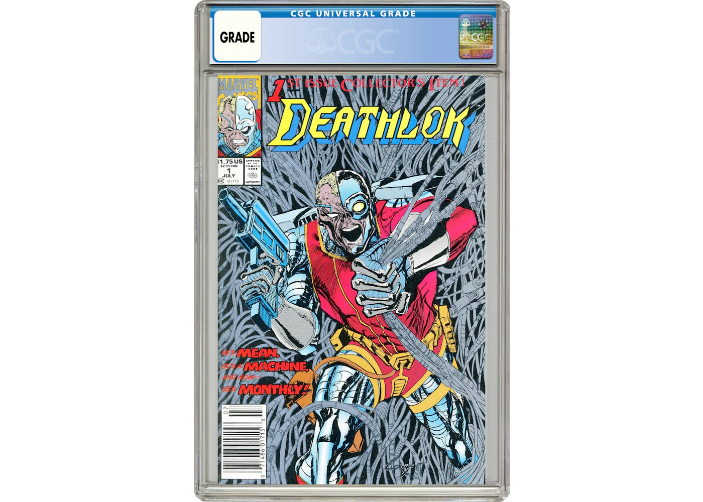 Marvel Deathlok (1991 1st Series) #1A Comic Book CGC Graded