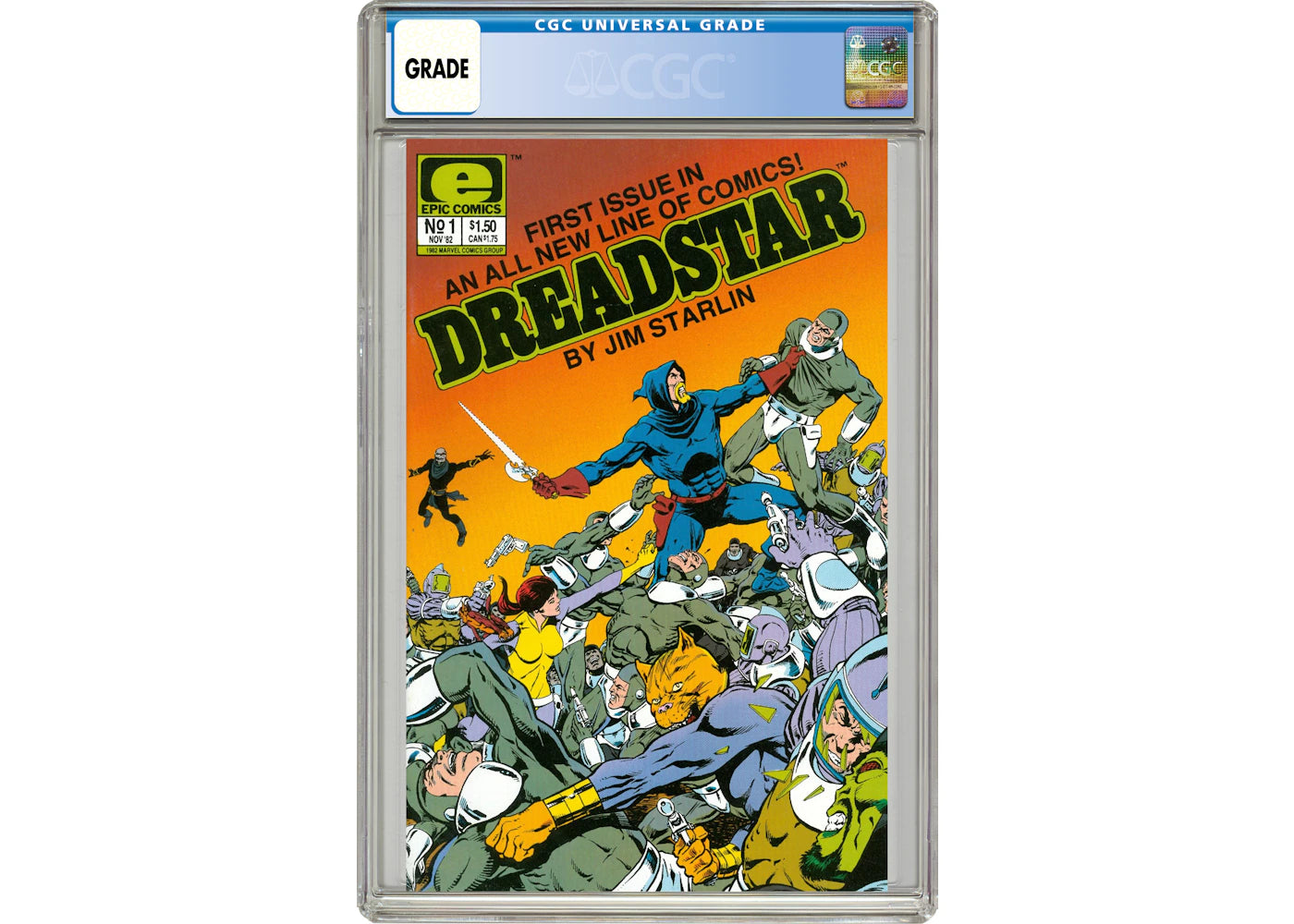 Marvel/Epic Dreadstar (1982 Marvel/Epic) #1 Comic Book CGC Graded