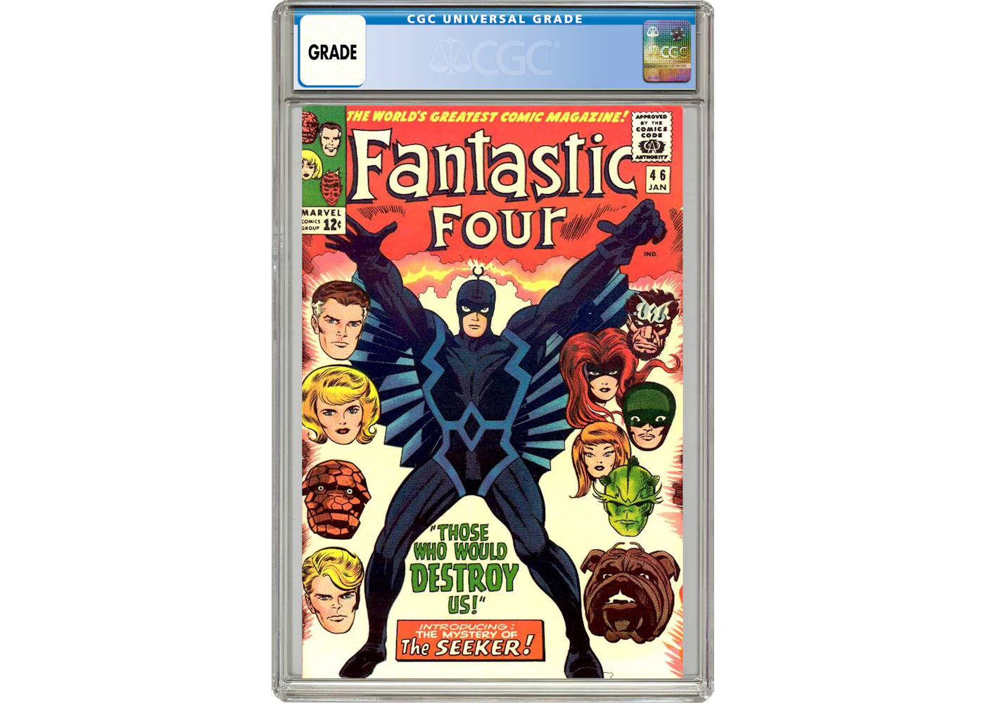 Marvel Fantastic Four #46 (1st Full App. of Black Bolt) Comic Book CGC Graded