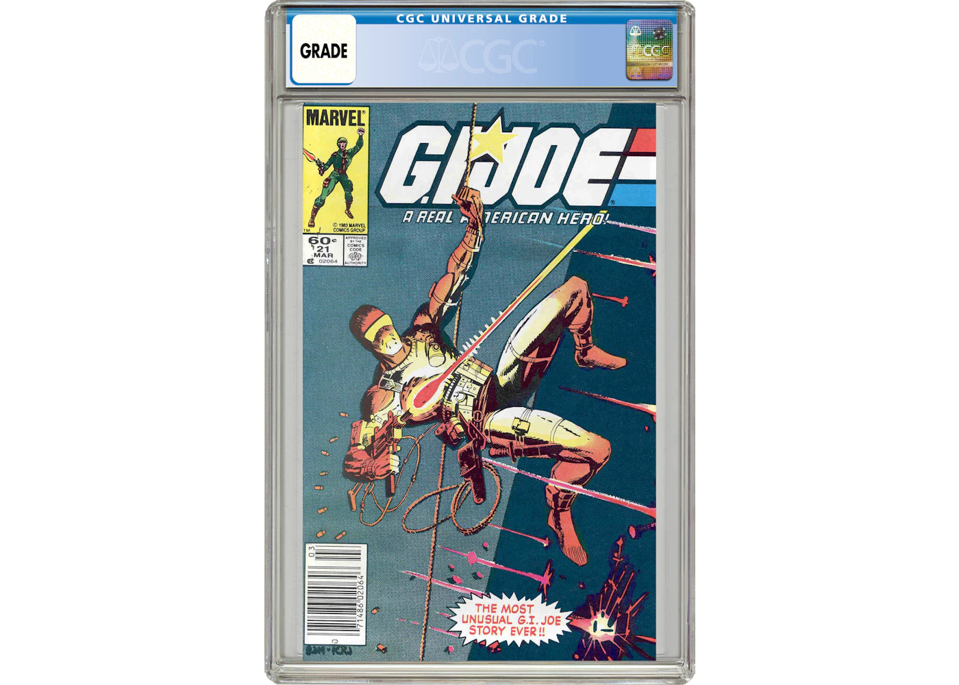 Marvel GI Joe #21 (1st App. of Storm Shadow; Silent issue) Comic Book CGC Graded