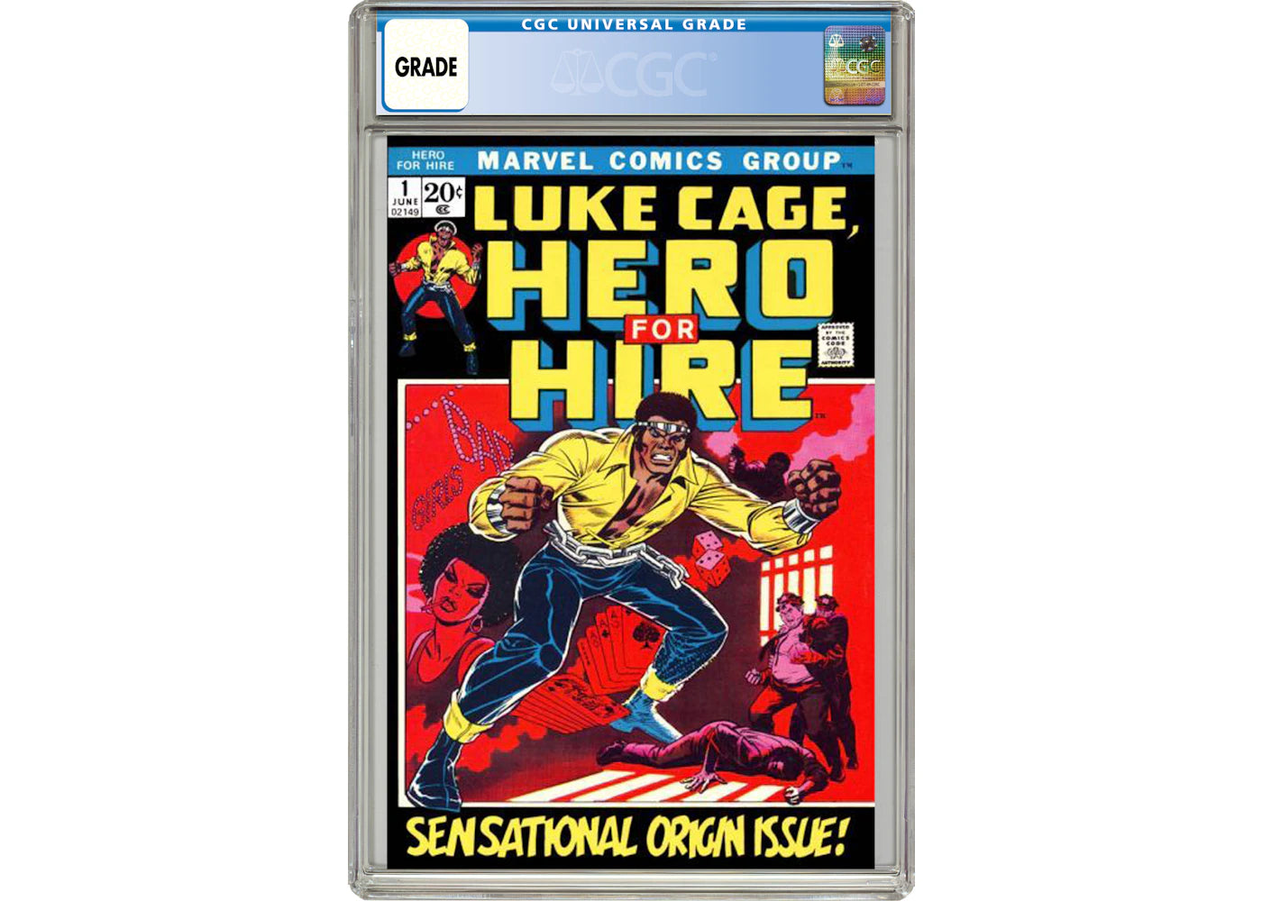 Marvel Hero for Hire #1 (Power Man and Iron Fist, 1st App Luke Cage) Comic Book CGC Graded