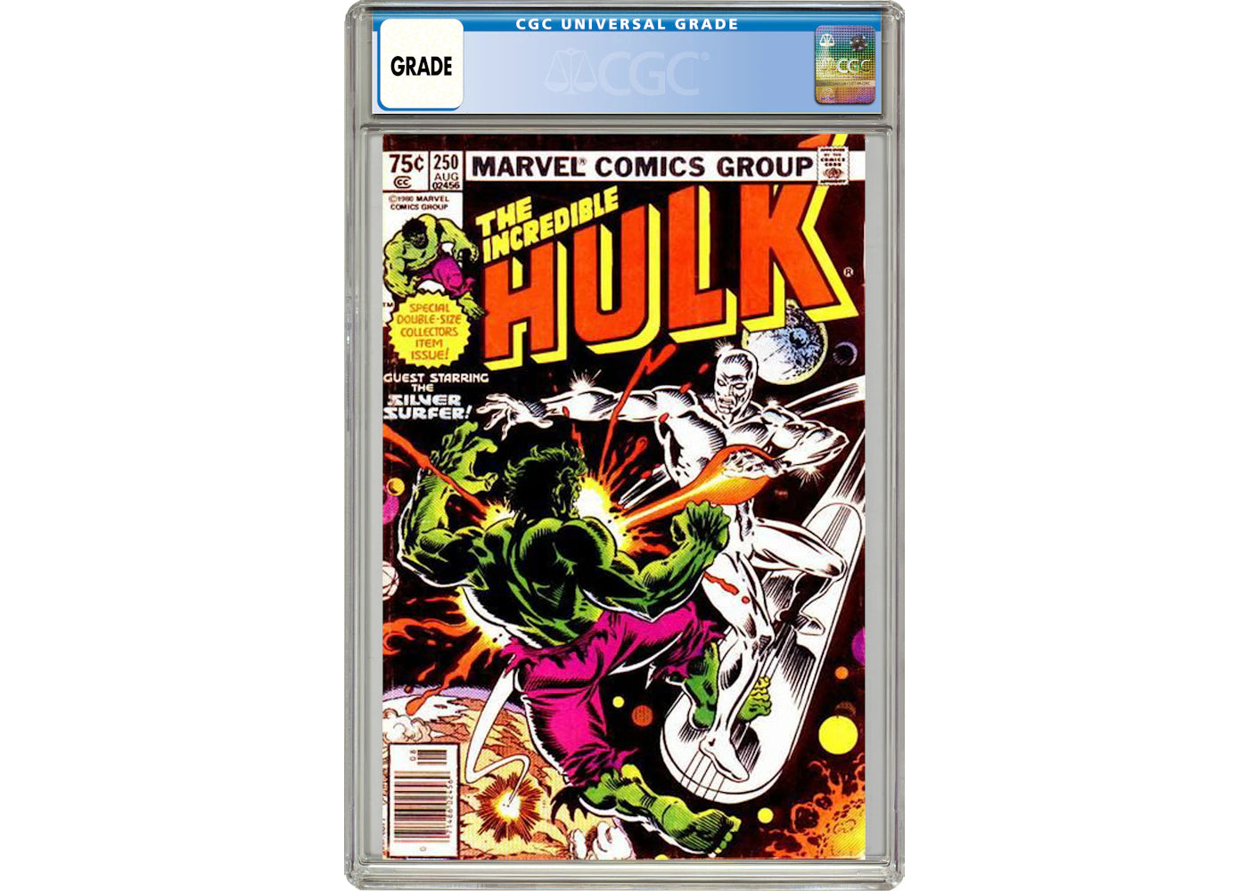 Marvel Incredible Hulk (1962 Marvel 1st Series) #250 Comic Book CGC Graded