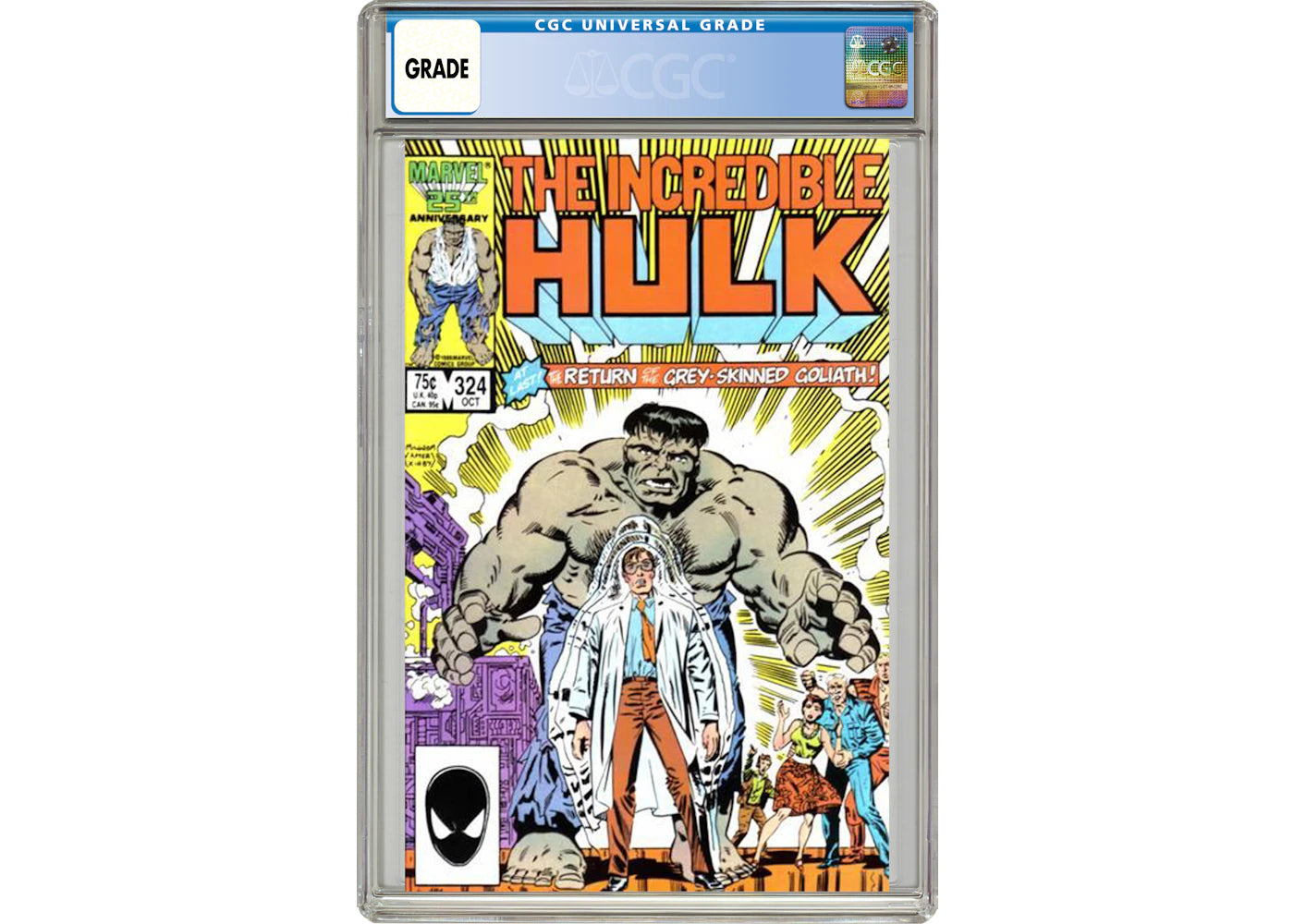 Marvel Incredible Hulk (1962 Marvel 1st Series) #324 Comic Book CGC Graded