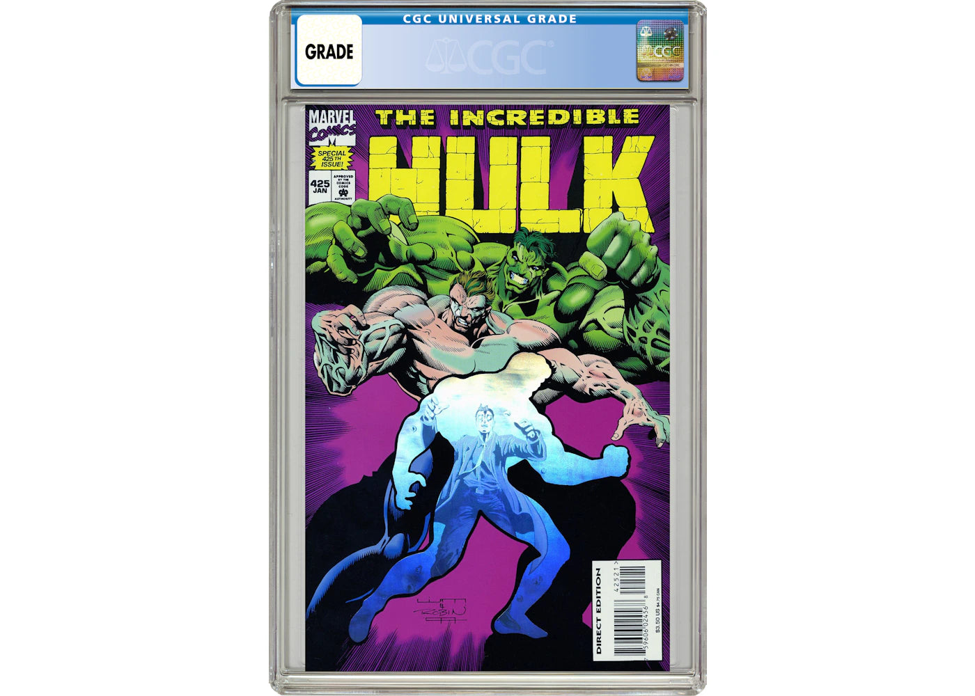 Marvel Incredible Hulk (1962 Marvel 1st Series) #425A Comic Book CGC Graded