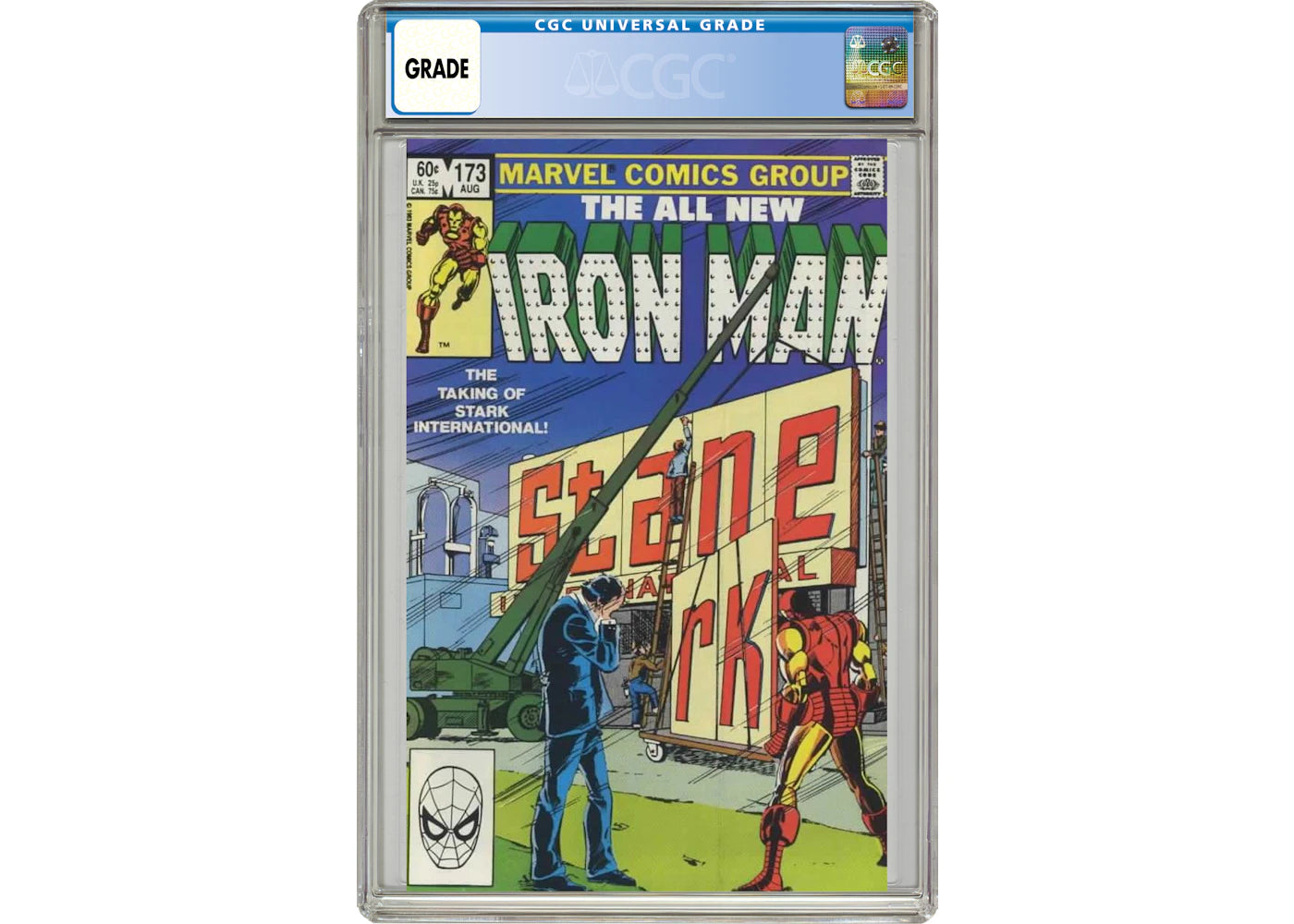 Marvel Iron Man (1968 1st Series) #173 Comic Book CGC Graded
