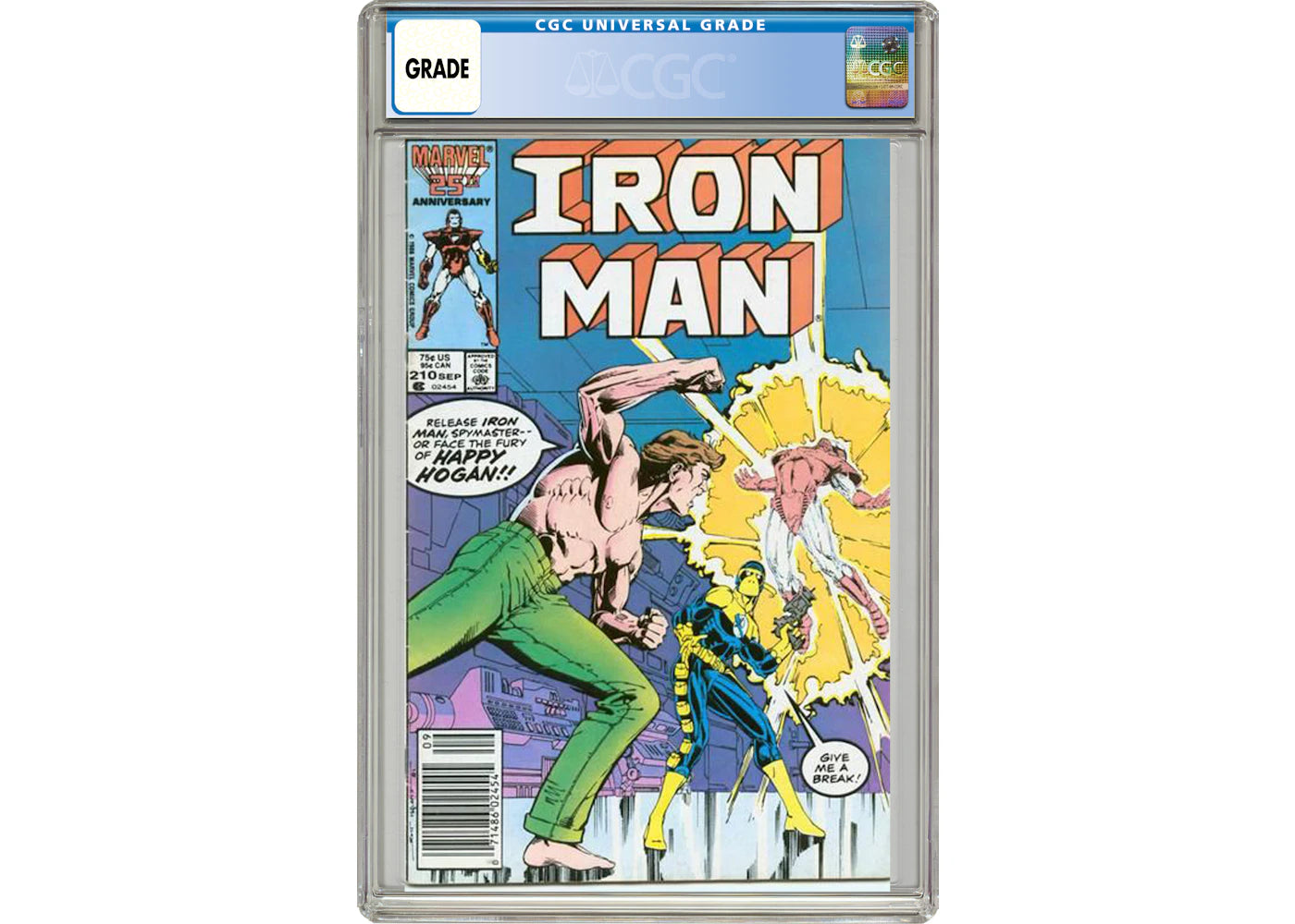 Marvel Iron Man (1968 1st Series) #210 Comic Book CGC Graded