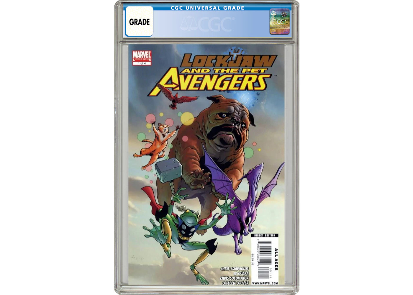 Marvel Lockjaw and the Pet Avengers (2009) #1A Comic Book CGC Graded