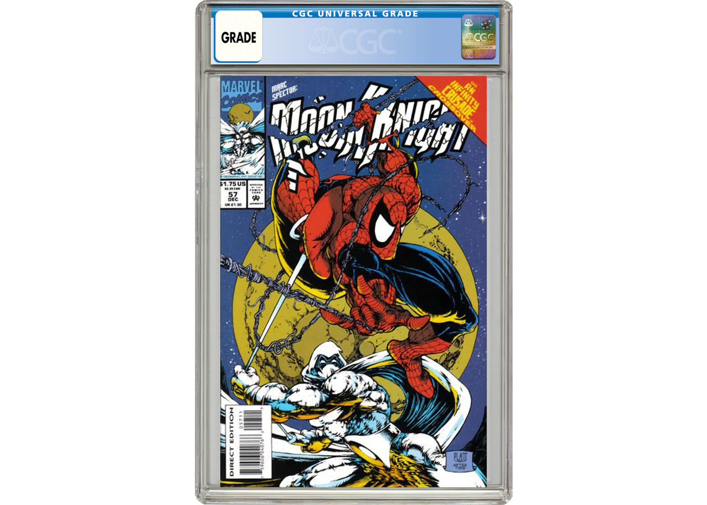 Marvel Marc Spector Moon Knight (1989) #57 Comic Book CGC Graded