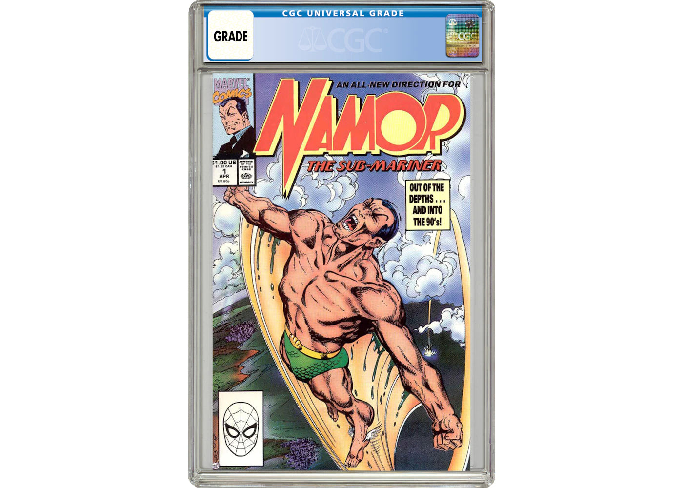Marvel Namor the Sub-Mariner (1990 1st Series) #1 Comic Book CGC Graded