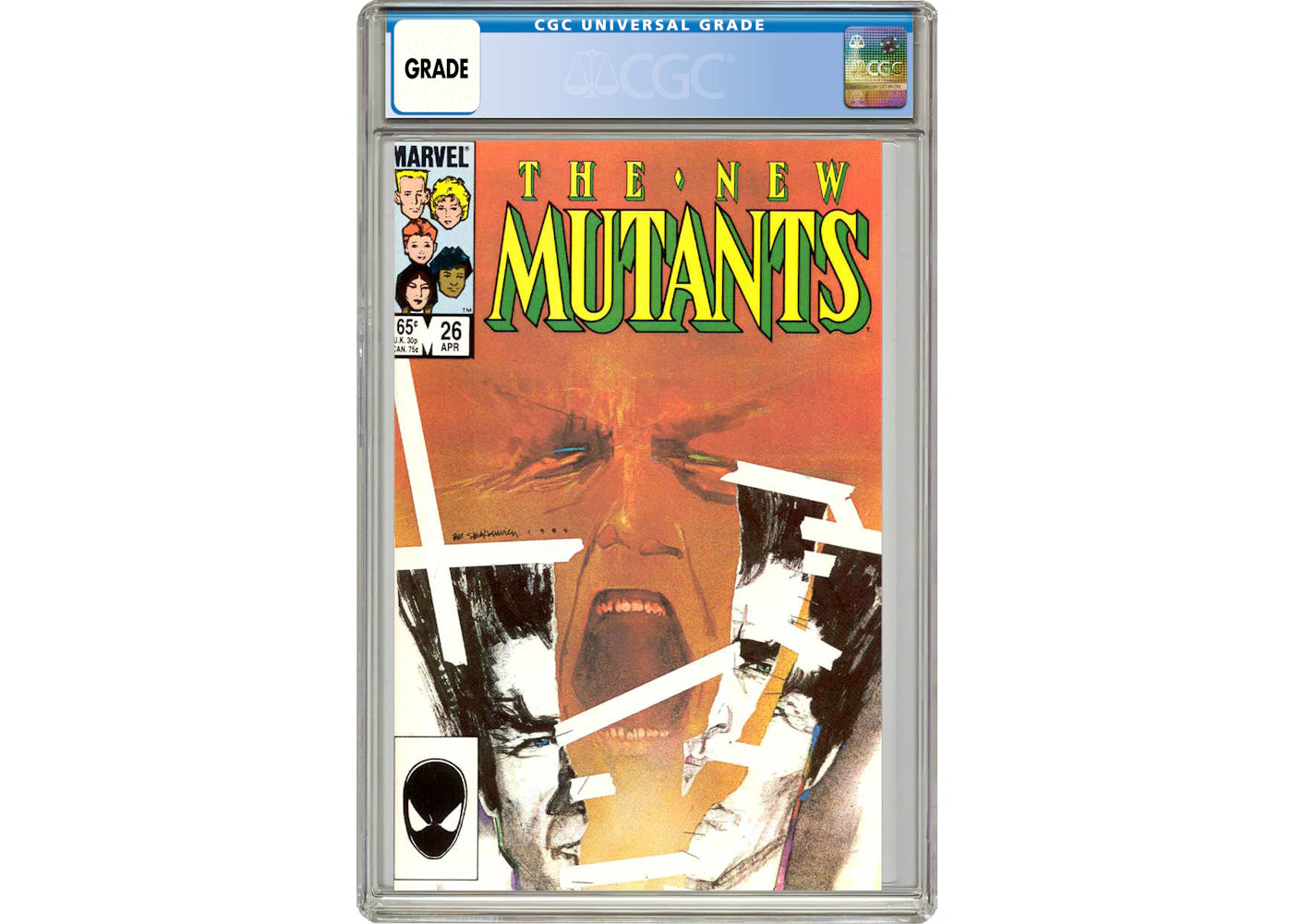 Marvel New Mutants #26 (1st App. of Legion) Comic Book CGC Graded