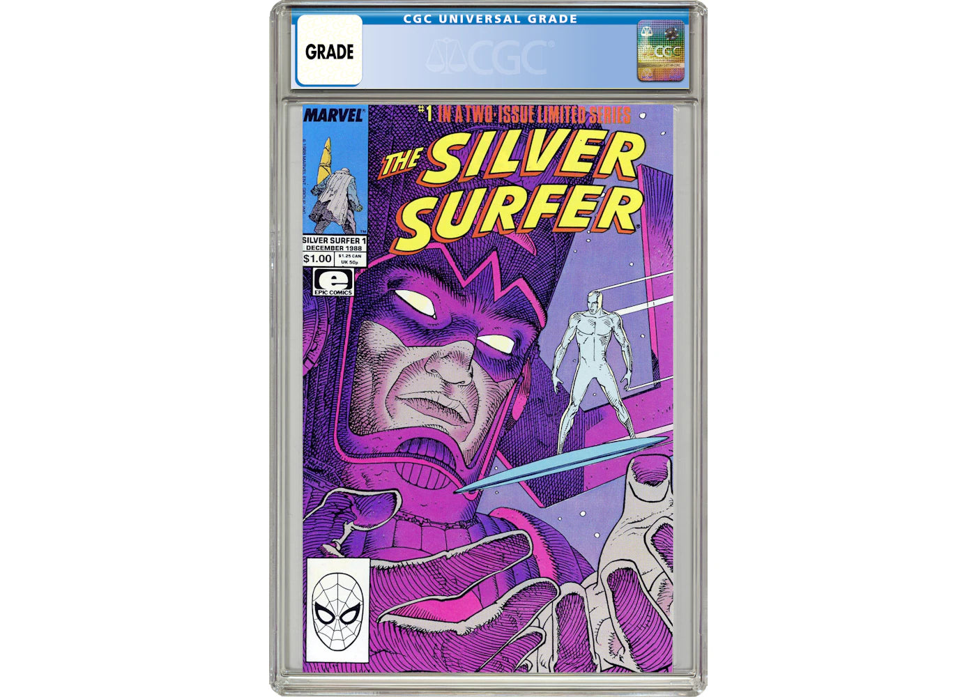 Marvel Silver Surfer (1988 Marvel/Epic Limited Series) #1 Comic Book CGC Graded