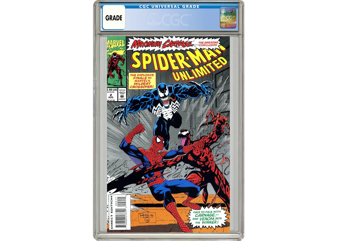 Marvel Spider-Man Unlimited (1993 1st Series) #2 Comic Book CGC Graded