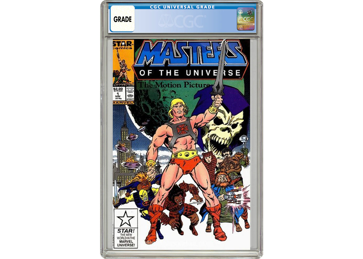 Marvel/Star Comics Masters of the Universe The Motion Picture (1987) #1 Comic Book CGC Graded