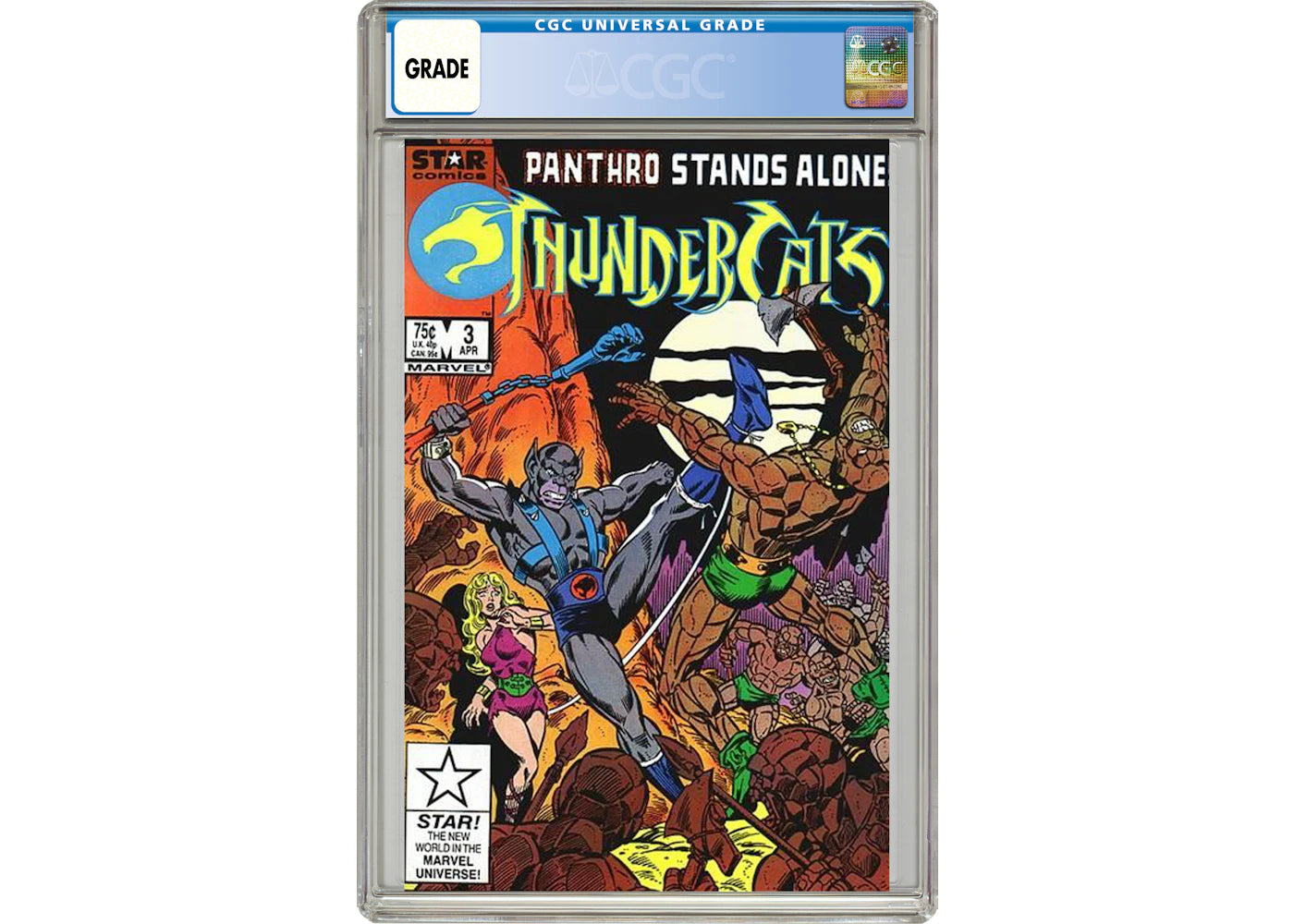 Marvel/Star Comics Thundercats (1985 1st Series Marvel) #3 Comic Book CGC Graded