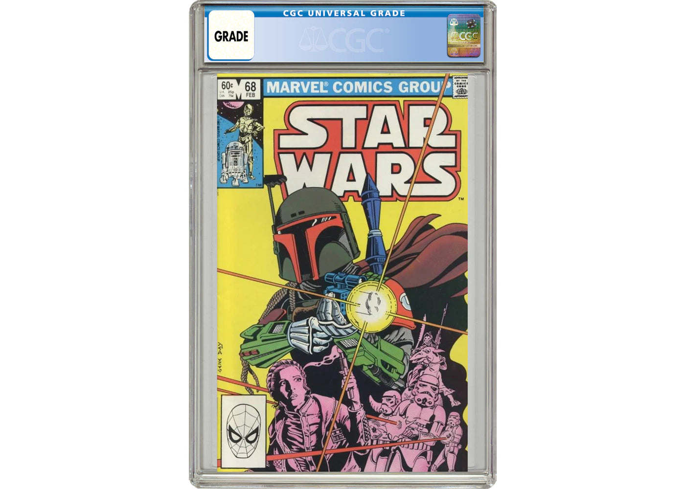 Marvel Star Wars #68 (Boba Fett Key Issue) Comic Book CGC Graded