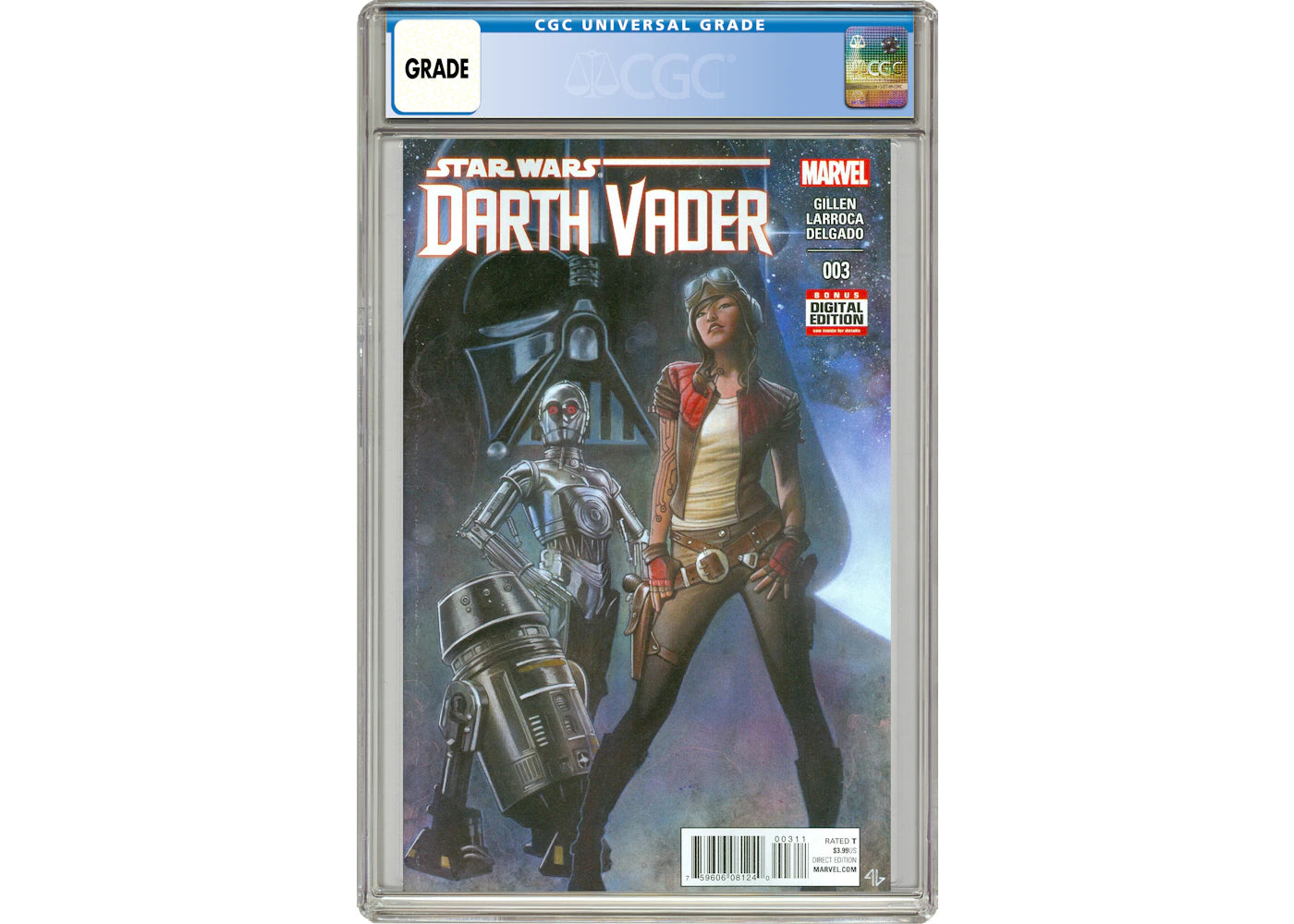 Marvel Star Wars Darth Vader #3 (1st App. of Aphra) Comic Book CGC Graded