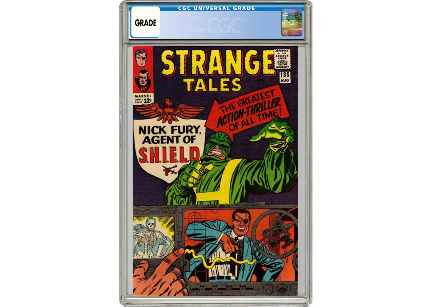 Marvel Strange Tales #135 (1st App. of Nick Fury) Comic Book CGC Graded