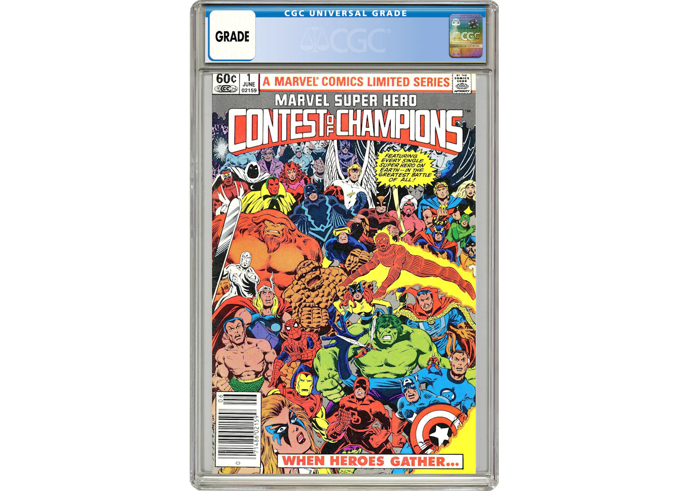 Marvel Super Hero Contest of Champions (1982) #1 Comic Book CGC Graded