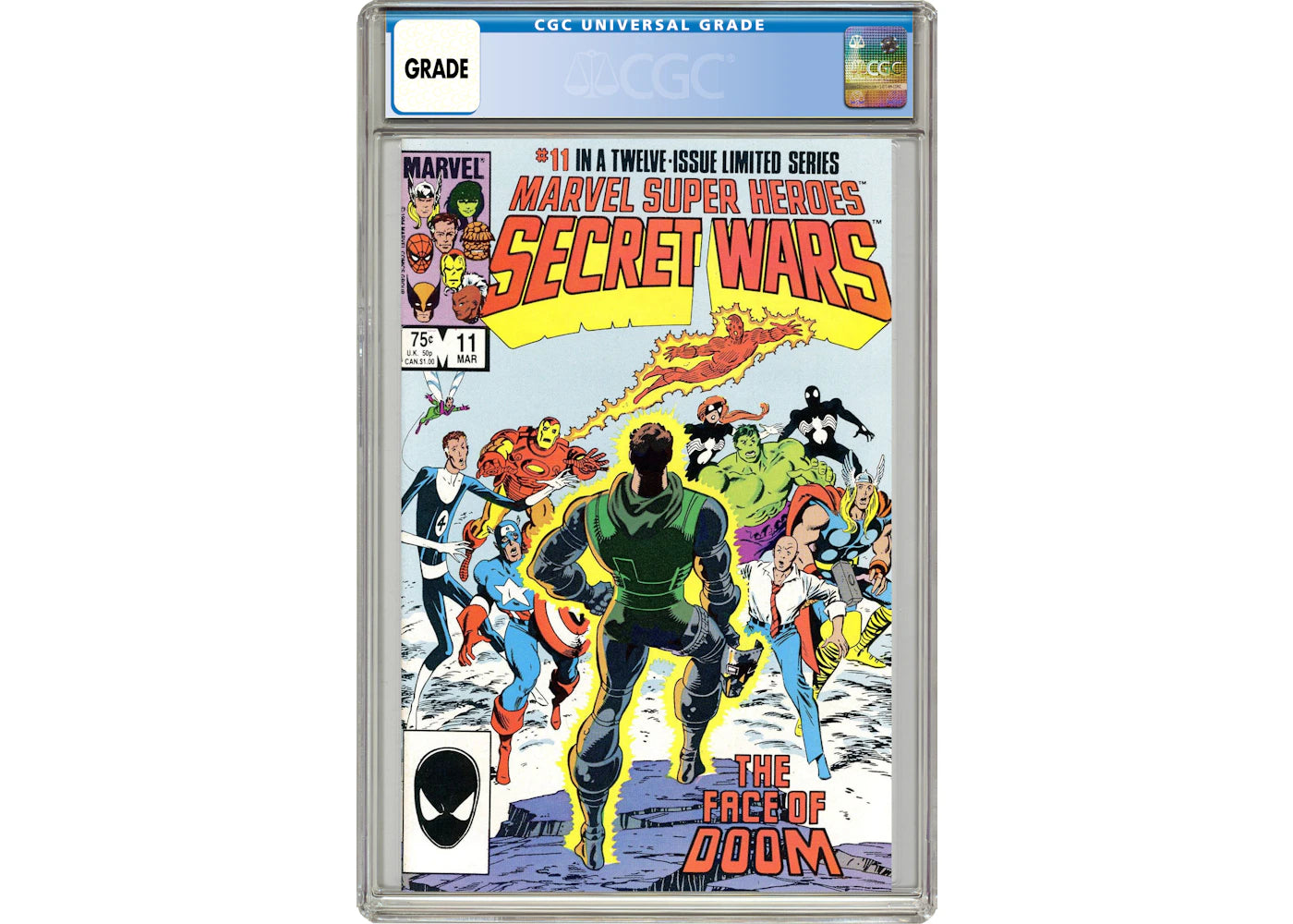 Marvel Super Heroes Secret Wars (1984) #11 Comic Book CGC Graded