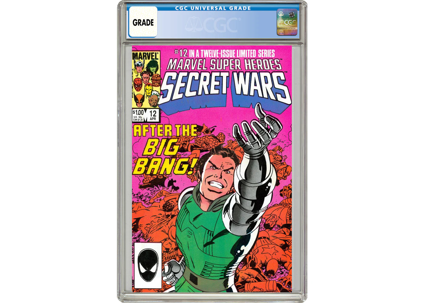 Marvel Super Heroes Secret Wars (1984) #12 Comic Book CGC Graded