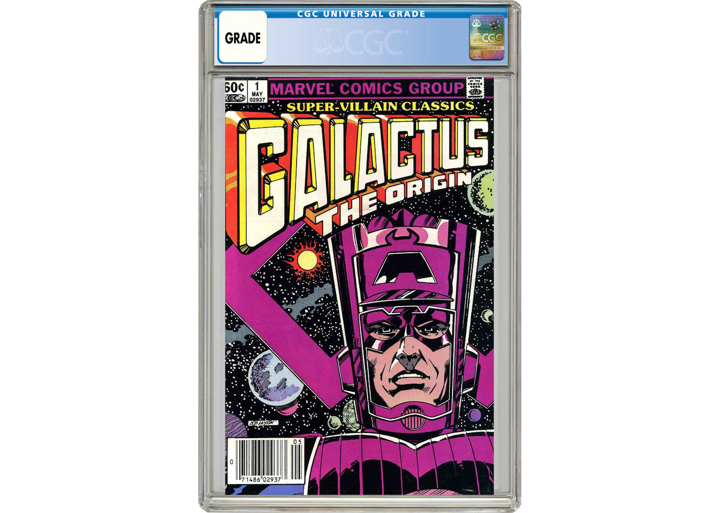 Marvel Super-Villain Classics Galactus the Origin (1983 Marvel) #1 Comic Book CGC Graded