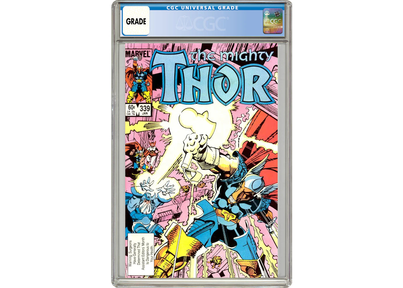 Marvel Thor (1962 Marvel 1st Series Journey Into Mystery) #339 Comic Book CGC Graded