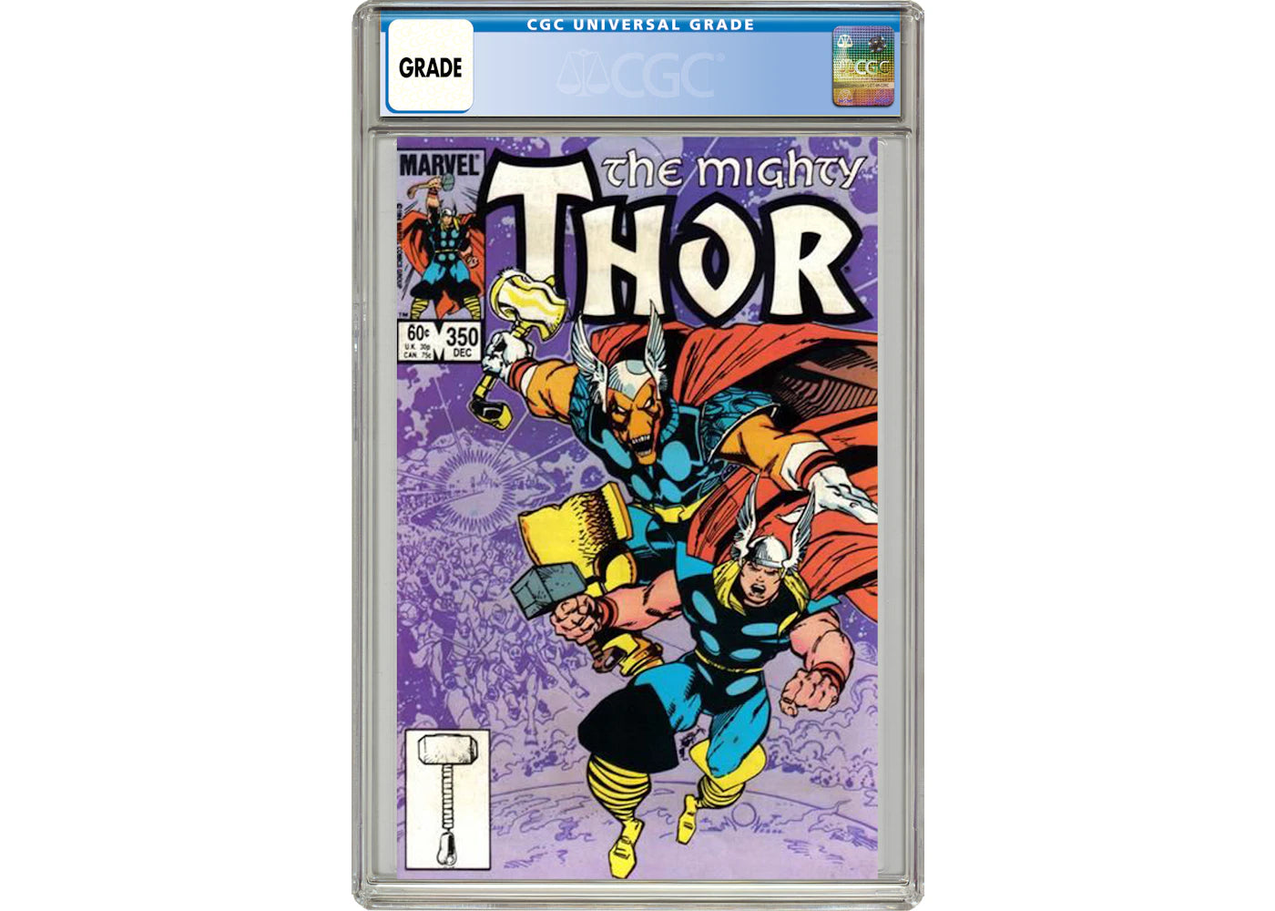 Marvel Thor (1962 Marvel 1st Series Journey Into Mystery) #350 Comic Book CGC Graded