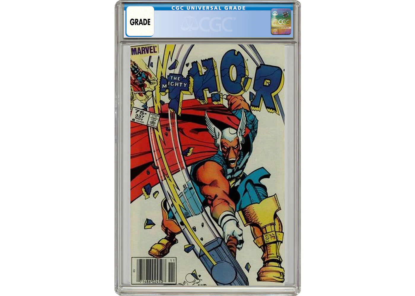 Marvel Thor (1962 Marvel 1st Series Journey Into Mystery) Canadian Price Variant #337 Comic Book CGC Graded
