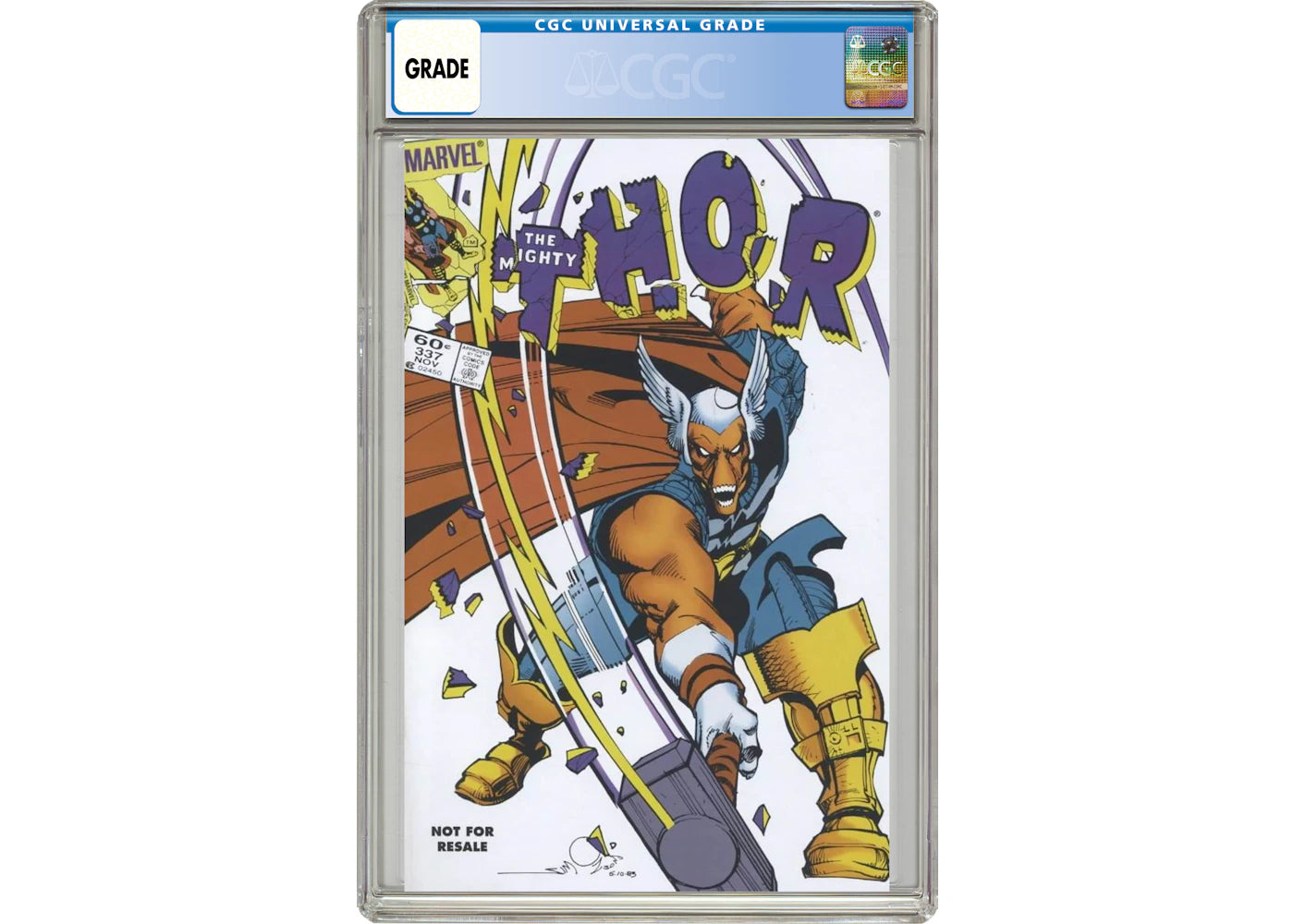 Marvel Thor (1962 Marvel 1st Series Journey Into Mystery) Marvel Legends Reprint #337 Comic Book CGC Graded
