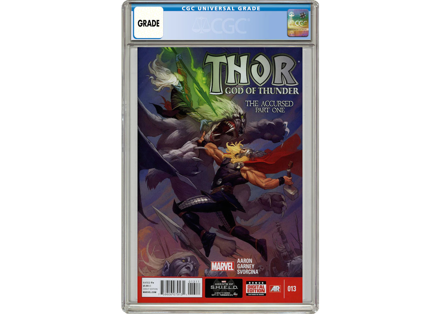 Marvel Thor God of Thunder (2012) #13A Comic Book CGC Graded