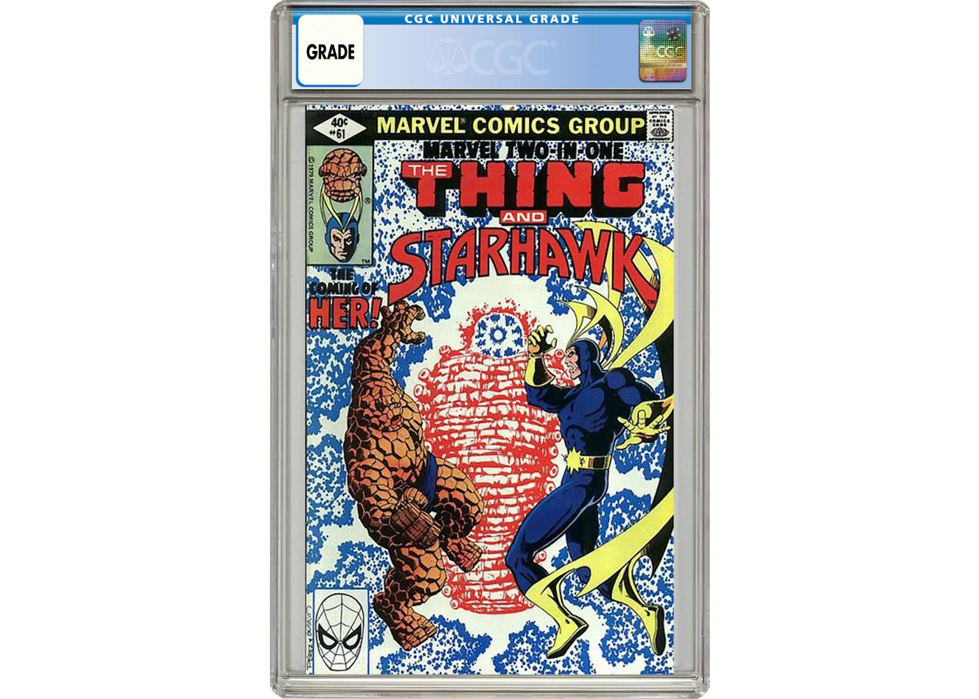 Marvel Two-in-One (1974 1st Series) #61 Comic Book CGC Graded