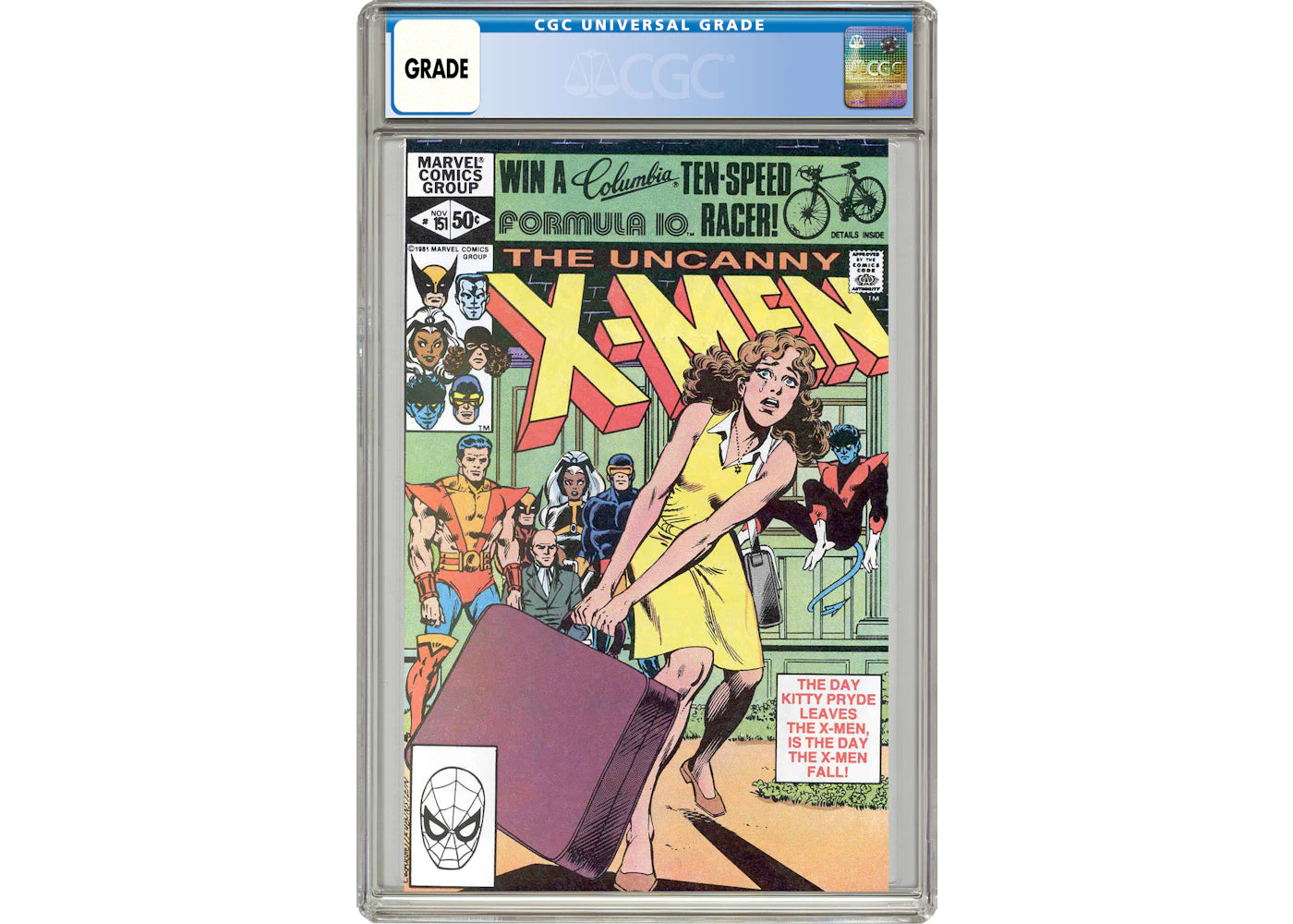 Marvel Uncanny X-Men (1963 1st Series) #151 Comic Book CGC Graded