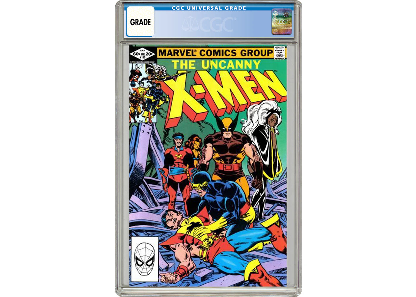 Marvel Uncanny X-Men (1963 1st Series) #155 Comic Book CGC Graded