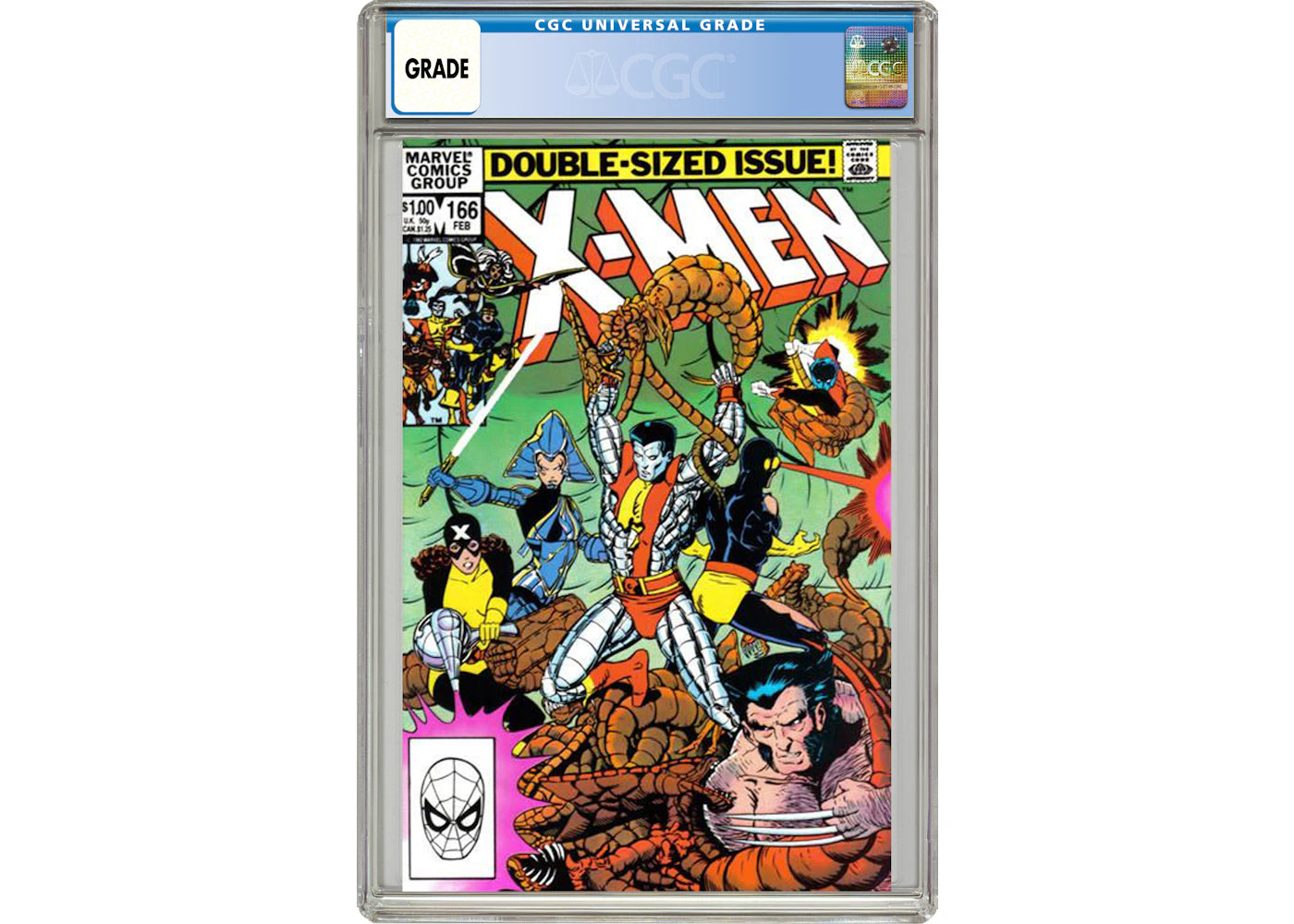 Marvel Uncanny X-Men (1963 1st Series) #166 Comic Book CGC Graded
