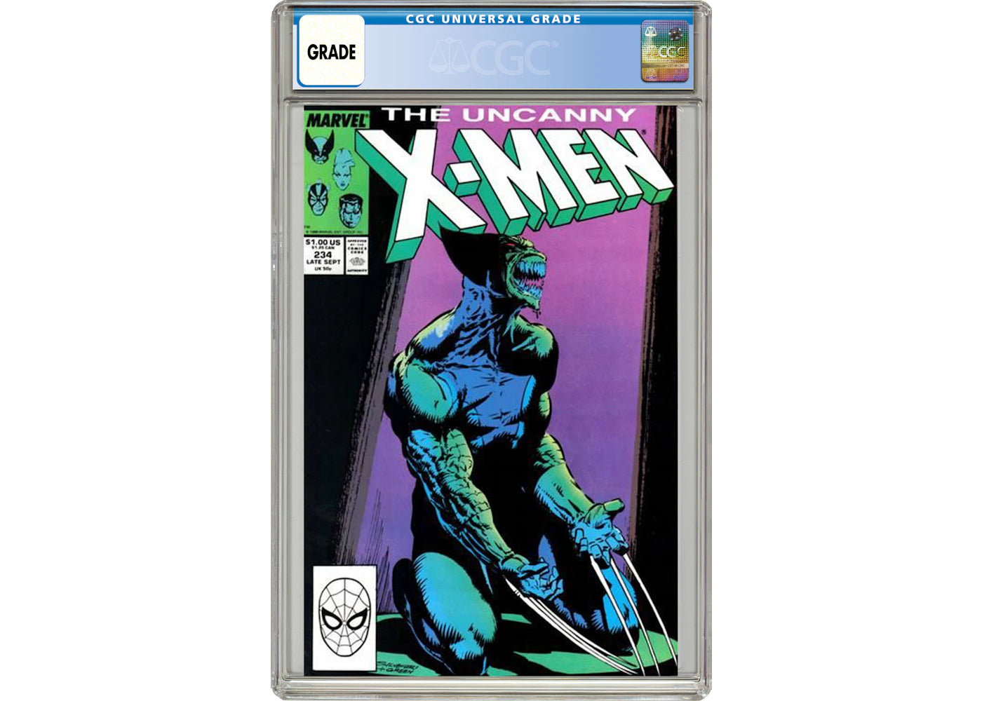Marvel Uncanny X-Men (1963 1st Series) #234 Comic Book CGC Graded