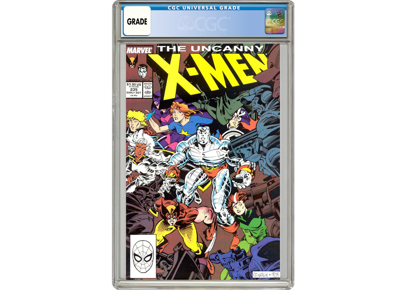 Marvel Uncanny X-Men (1963 1st Series) #235 Comic Book CGC Graded