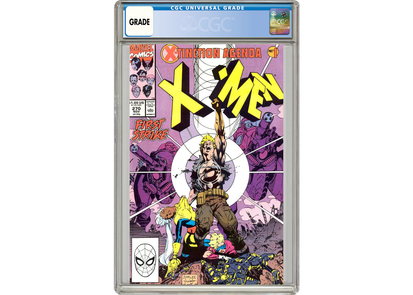 Marvel Uncanny X-Men (1963 1st Series) #270 Comic Book CGC Graded