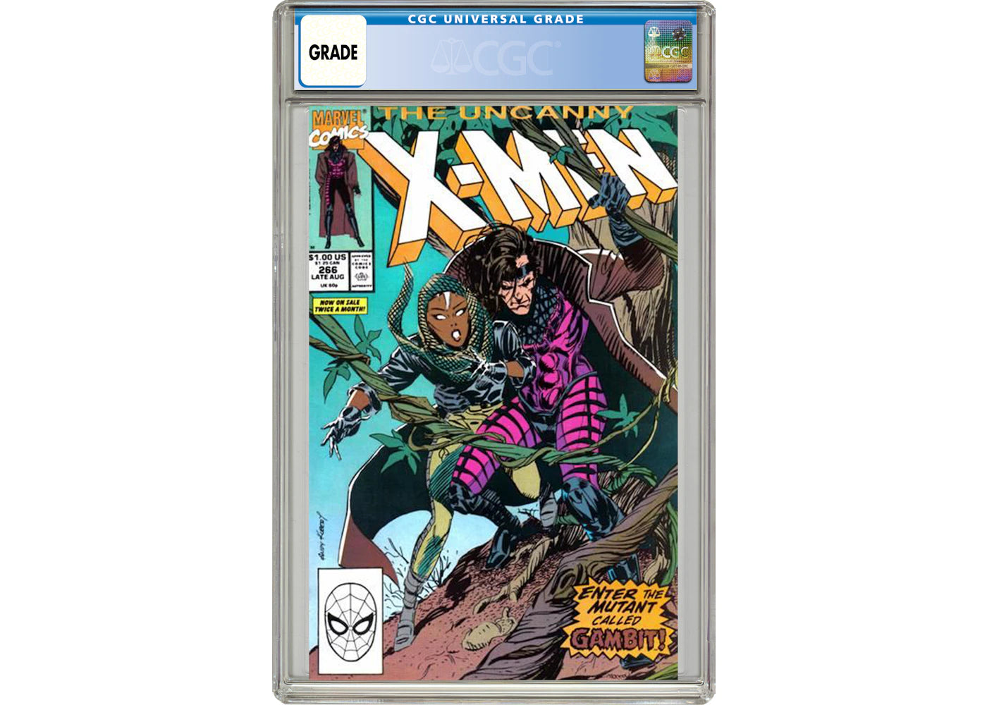 Marvel Uncanny X-Men #266 (1st App. of Gambit) Comic Book CGC Graded