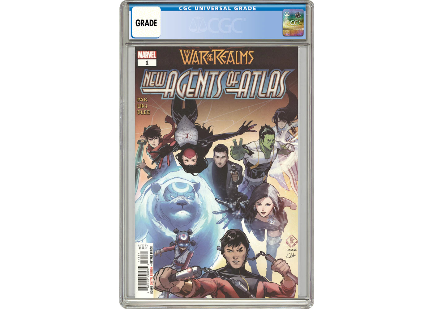Marvel War of the Realms New Agents of Atlas (2019 Marvel) #1A Comic Book CGC Graded