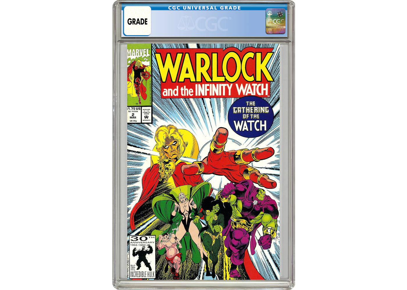 Marvel Warlock and the Infinity Watch (1992) #2 Comic Book CGC Graded