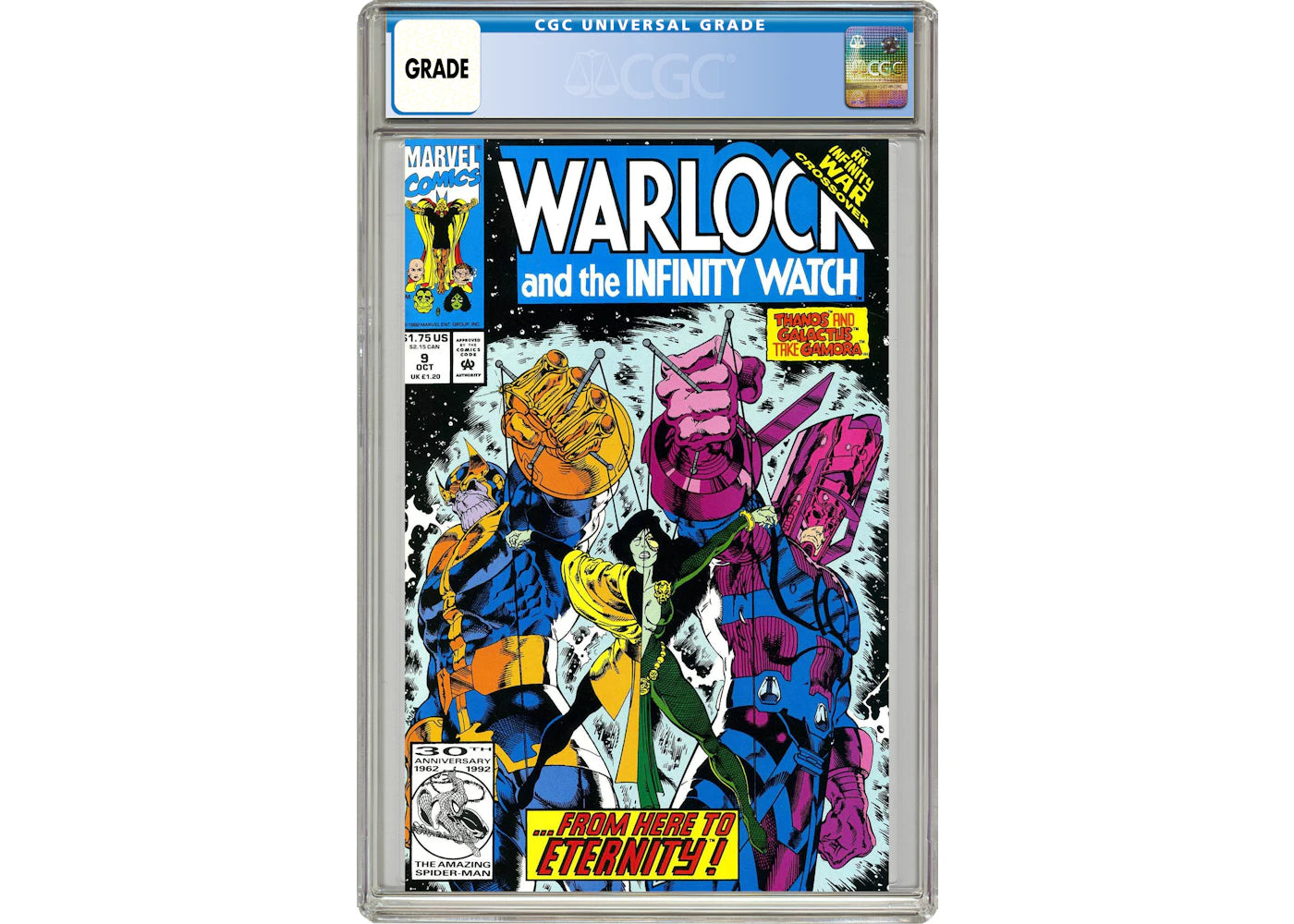 Marvel Warlock and the Infinity Watch (1992) #9 Comic Book CGC Graded