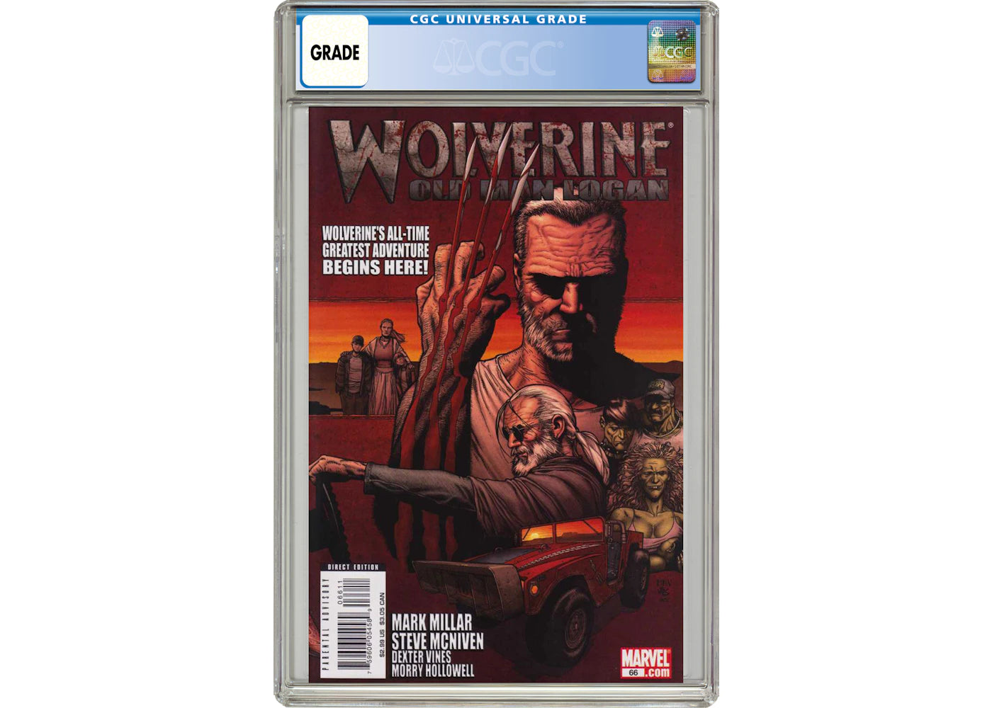 Marvel Wolverine #66 (1st App of Old Man Logan) Comic Book CGC Graded