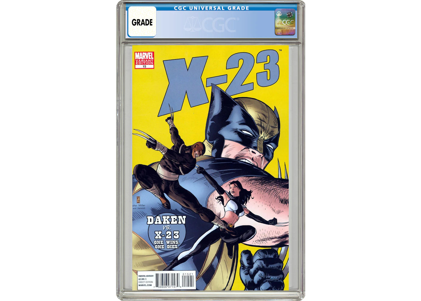 Marvel X-23 (2010 2nd Series) #15B Comic Book CGC Graded