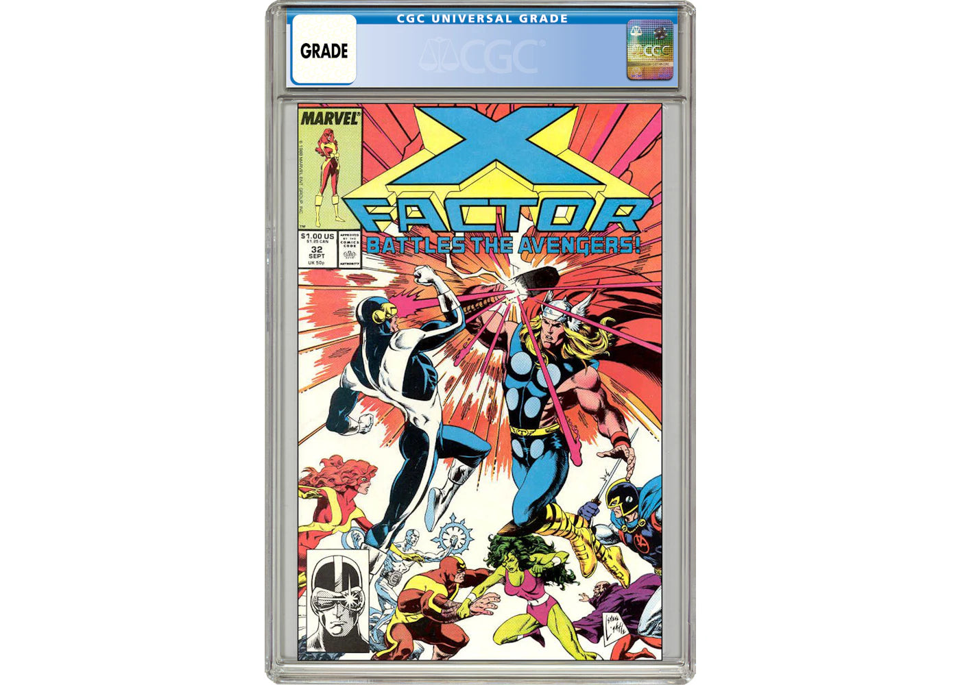 Marvel X-Factor (1986 1st Series) #32 Comic Book CGC Graded
