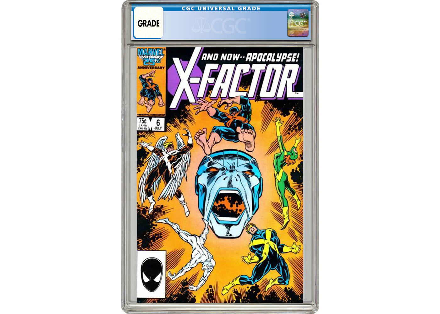 Marvel X-Factor #6 (1st App of Apocalypse) Comic Book CGC Graded
