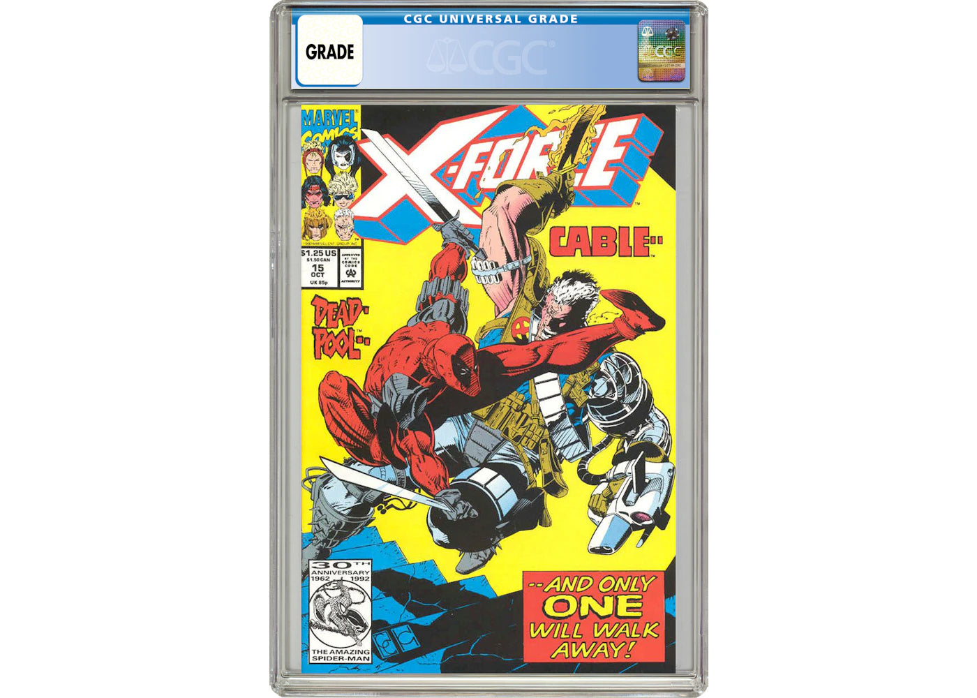 Marvel X-Force (1991 1st Series) #15 Comic Book CGC Graded