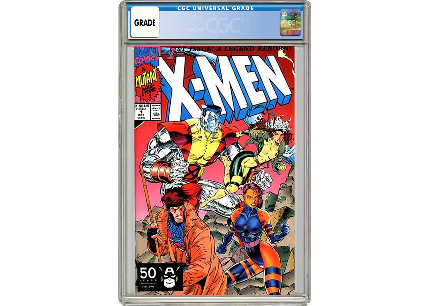 Marvel X-Men #1 B - Gambit, Psylocke, Colossus, and Rogue Variant Comic Book CGC Graded