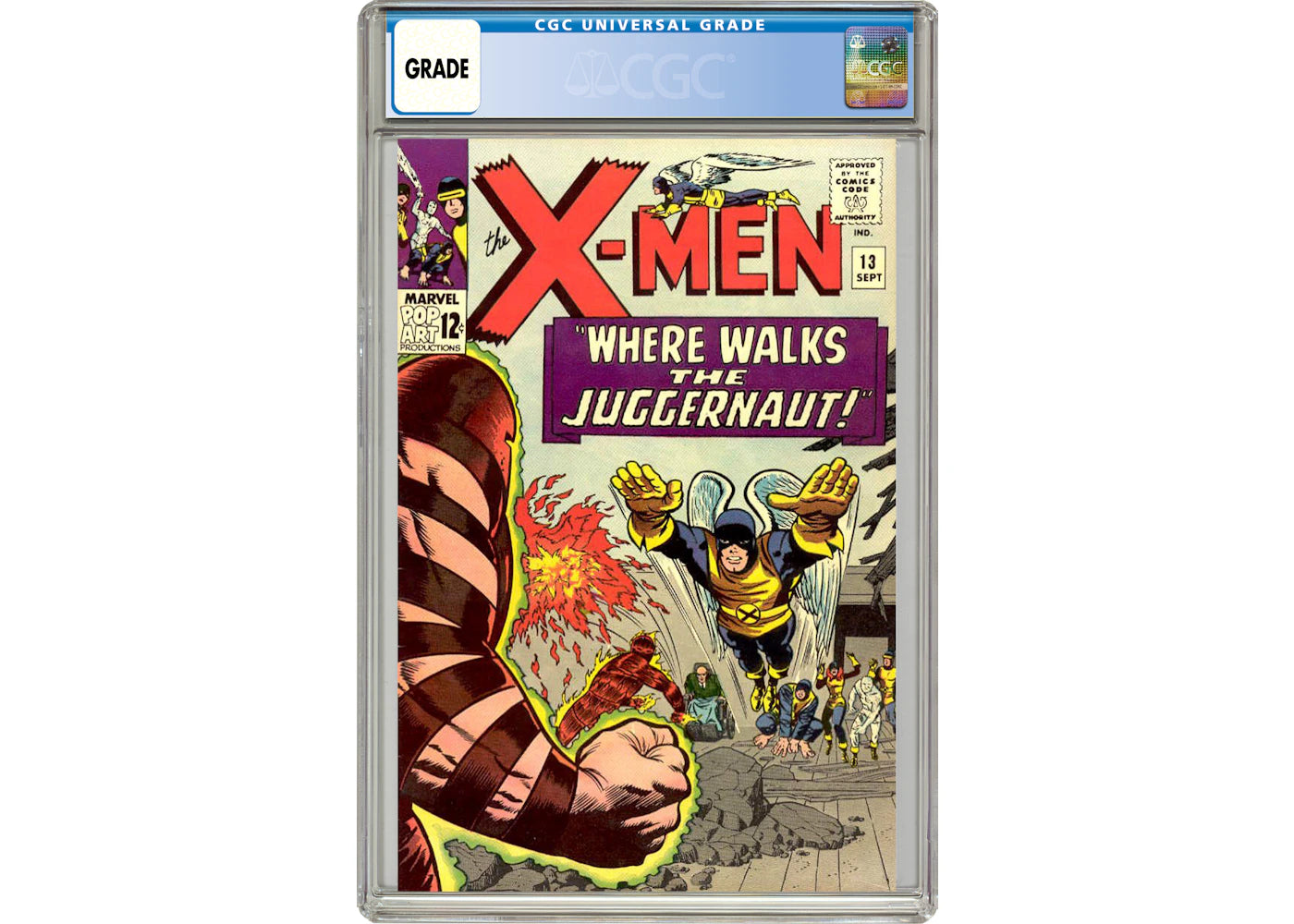 Marvel X-Men #13 (2nd App. the Juggernaut) Comic Book CGC Graded